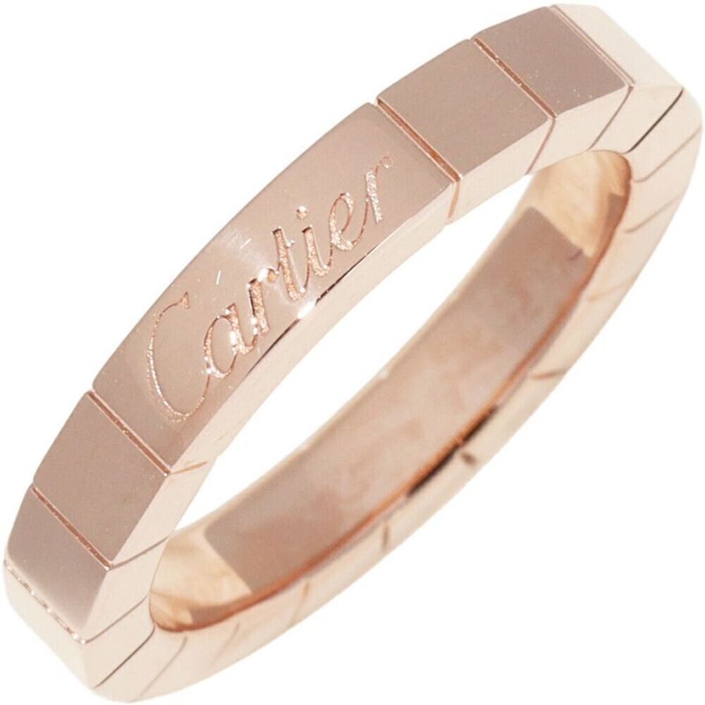 Cartier K18PG Lanieres Ring B40483 Size 7